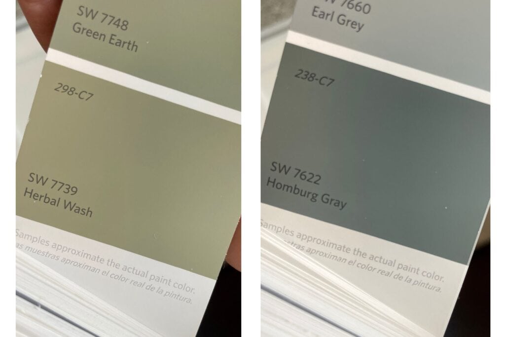 sage color palette pairing