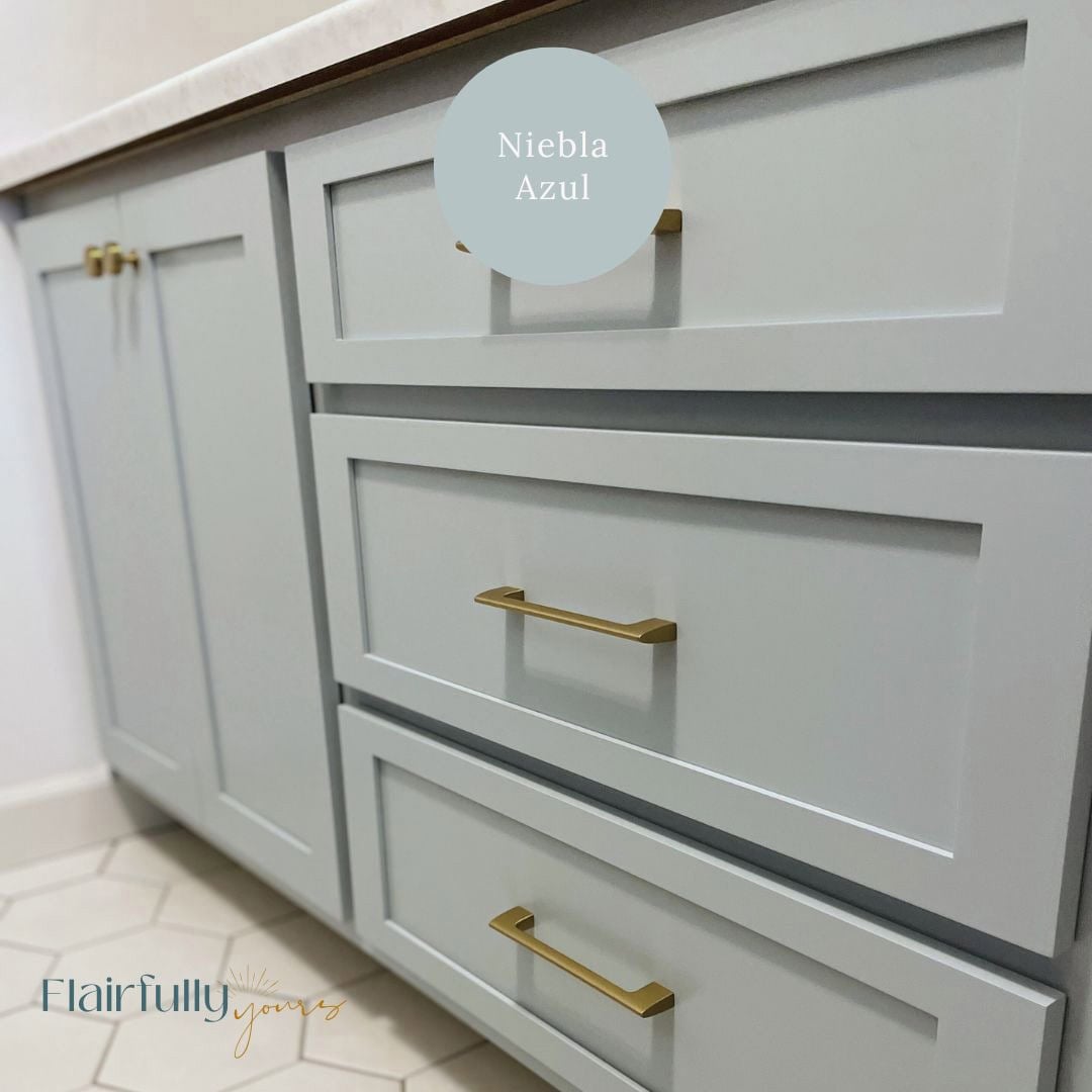 The Best Coastal Blue Cabinet Paint Colors: Why I Love Niebla Azul