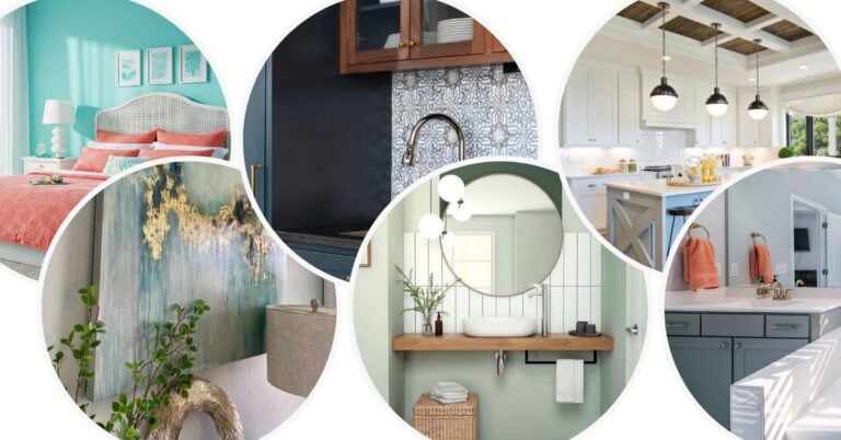 Coastal decorating style quiz featuring coastal colors, lake house inspiration, beach house decor, and six coastal decorating styles.
